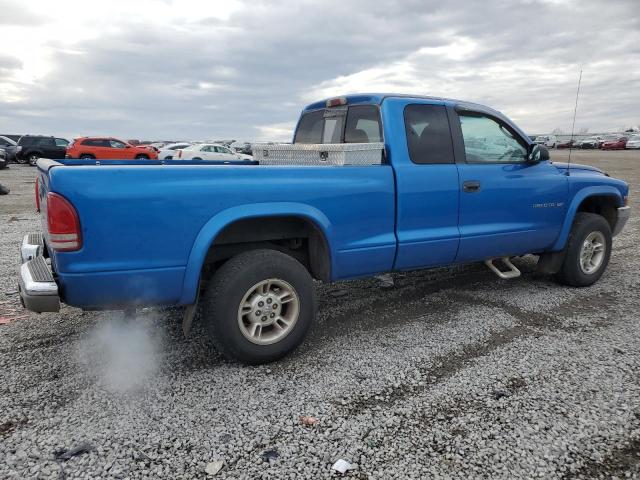 1B7GG22X0XS285930 - 1999 DODGE DAKOTA BLUE photo 3