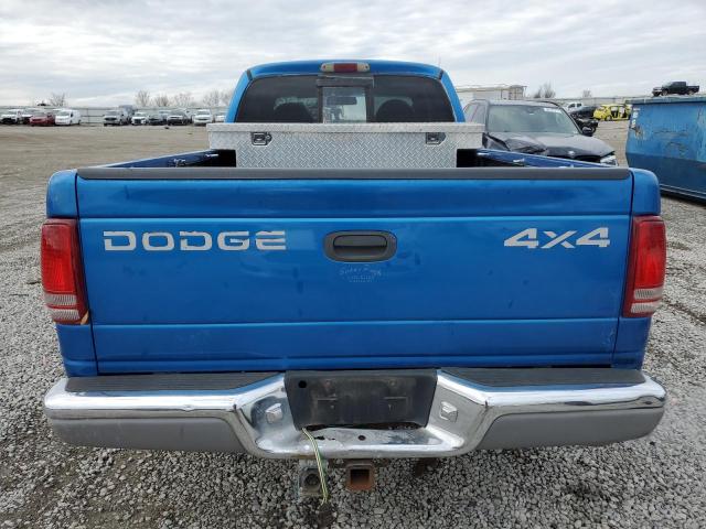 1B7GG22X0XS285930 - 1999 DODGE DAKOTA BLUE photo 6