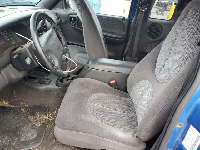 1B7GG22X0XS285930 - 1999 DODGE DAKOTA BLUE photo 7