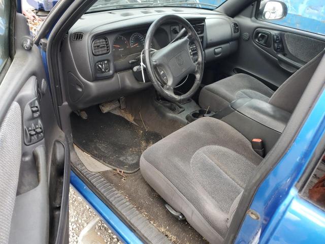 1B7GG22X0XS285930 - 1999 DODGE DAKOTA BLUE photo 8