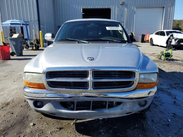 1B7GL42X72S598635 - 2002 DODGE DAKOTA SLT SILVER photo 5