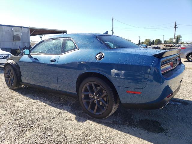 2C3CDZAG7NH218784 - 2022 DODGE CHALLENGER SXT BLUE photo 2