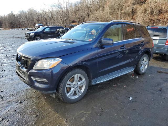 4JGDA5HB1FA520241 - 2015 MERCEDES-BENZ ML 350 4MATIC BLUE photo 1