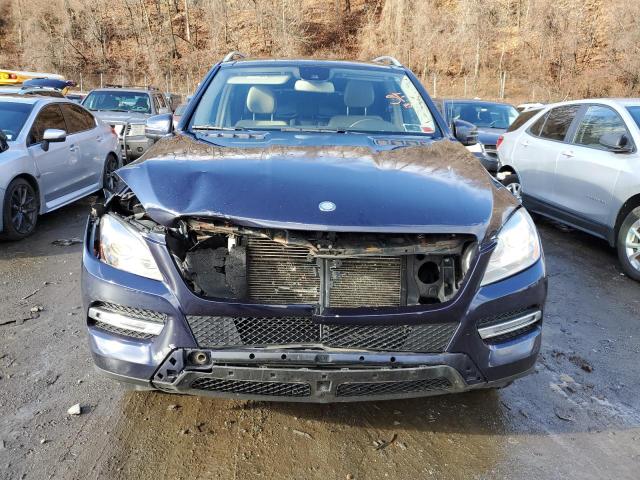 4JGDA5HB1FA520241 - 2015 MERCEDES-BENZ ML 350 4MATIC BLUE photo 5