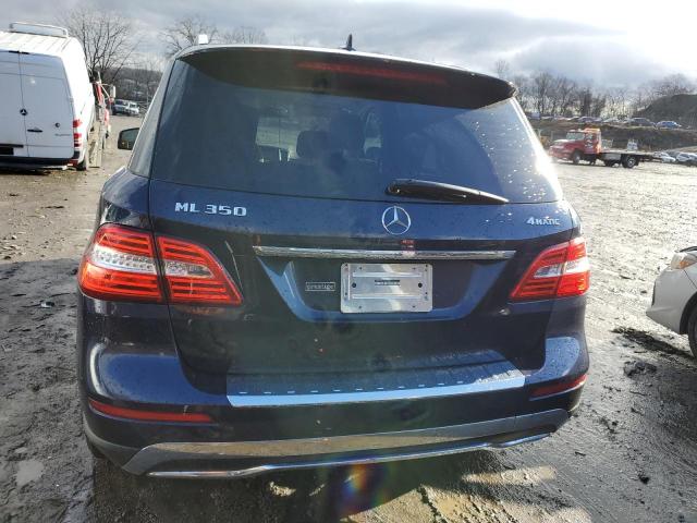 4JGDA5HB1FA520241 - 2015 MERCEDES-BENZ ML 350 4MATIC BLUE photo 6