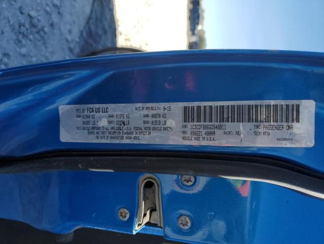 1C3CDFBB6GD549311 - 2016 DODGE DART SXT BLUE photo 13