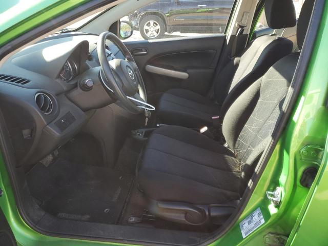 JM1DE1KY9C0138264 - 2012 MAZDA MAZDA2 GREEN photo 7