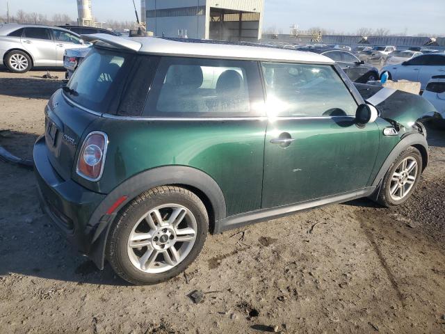 WMWSV3C51DT395407 - 2013 MINI COOPER S GREEN photo 3