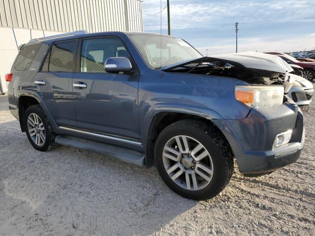 JTEBU5JR9B5052042 - 2011 TOYOTA 4RUNNER SR5 BLUE photo 4