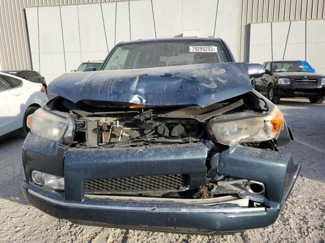 JTEBU5JR9B5052042 - 2011 TOYOTA 4RUNNER SR5 BLUE photo 5