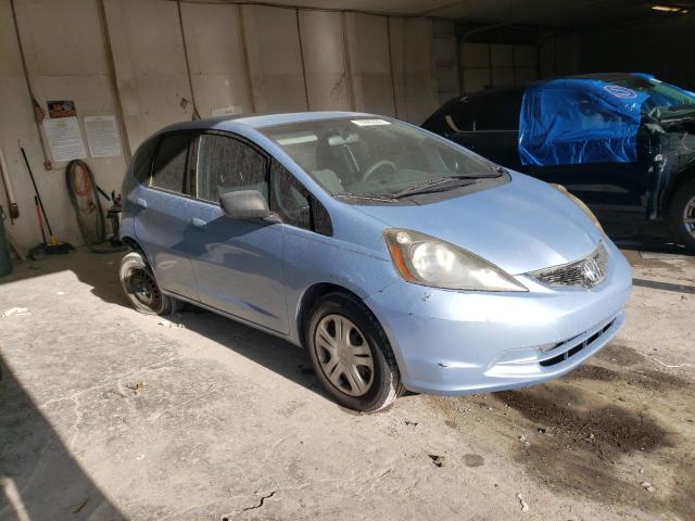 JHMGE8H21AC026190 - 2010 HONDA FIT BLUE photo 4