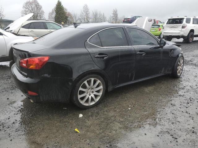 JTHCK262575014743 - 2007 LEXUS IS 250 BLACK photo 3