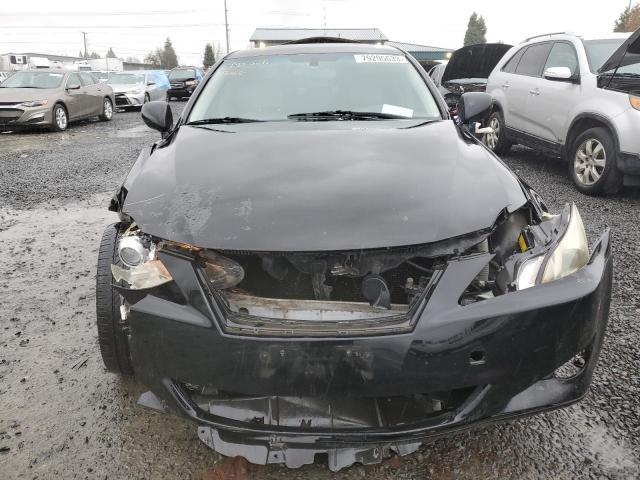 JTHCK262575014743 - 2007 LEXUS IS 250 BLACK photo 5