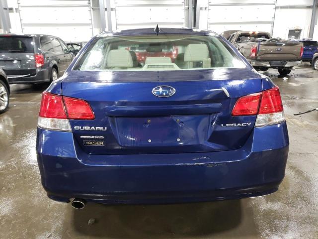 4S3BMBK62B3258712 - 2011 SUBARU LEGACY 2.5I LIMITED BLUE photo 6