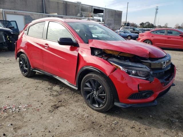 3CZRU6H15NM729122 - 2022 HONDA HR-V SPORT RED photo 4