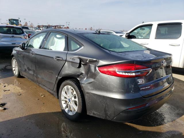 3FA6P0HD9KR102192 - 2019 FORD FUSION SE GRAY photo 2