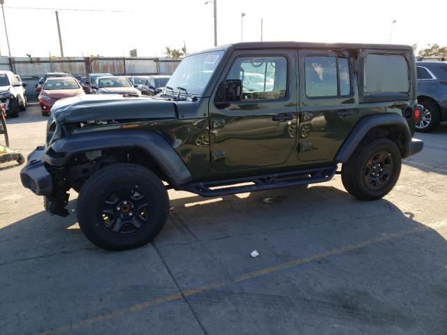 1C4HJXDG4MW848949 - 2021 JEEP WRANGLER U SPORT GREEN photo 1