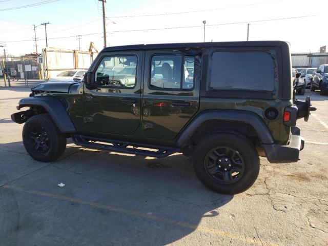 1C4HJXDG4MW848949 - 2021 JEEP WRANGLER U SPORT GREEN photo 2