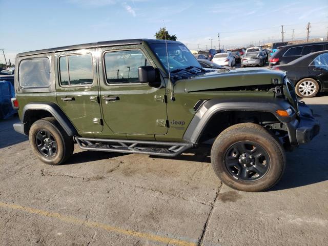 1C4HJXDG4MW848949 - 2021 JEEP WRANGLER U SPORT GREEN photo 4