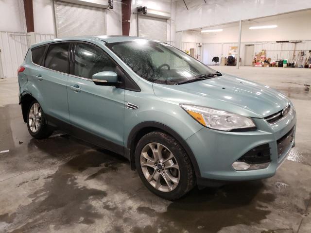 1FMCU9HX0DUD54425 - 2013 FORD ESCAPE SEL TURQUOISE photo 4