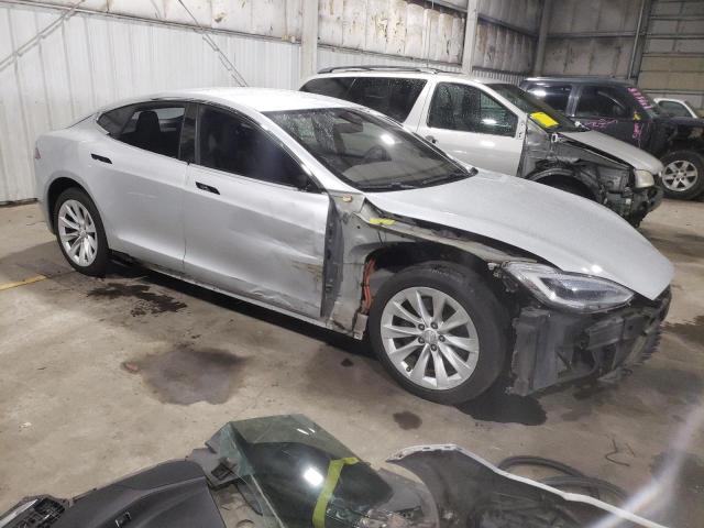 5YJSA1E28GF153081 - 2016 TESLA MODEL S SILVER photo 4