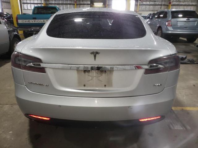 5YJSA1E28GF153081 - 2016 TESLA MODEL S SILVER photo 6