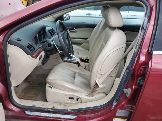 1G8ZV57B69F130656 - 2009 SATURN AURA XR RED photo 7