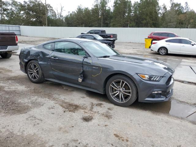 1FA6P8TH3F5345417 - 2015 FORD MUSTANG GRAY photo 4