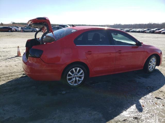 3VWD17AJ8EM328122 - 2014 VOLKSWAGEN JETTA SE RED photo 3