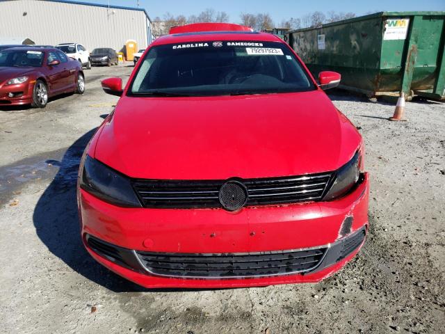 3VWD17AJ8EM328122 - 2014 VOLKSWAGEN JETTA SE RED photo 5