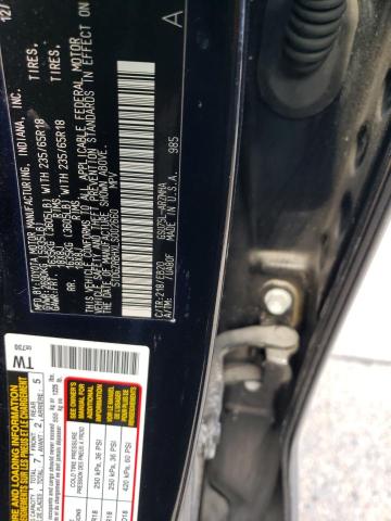 5TDGZRBHXLS002660 - 2020 TOYOTA HIGHLANDER XLE BLACK photo 13