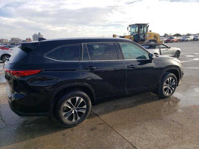 5TDGZRBHXLS002660 - 2020 TOYOTA HIGHLANDER XLE BLACK photo 3