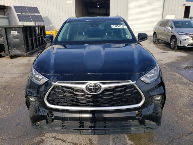 5TDGZRBHXLS002660 - 2020 TOYOTA HIGHLANDER XLE BLACK photo 5