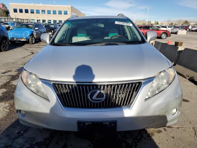 2T2BK1BA6CC152143 - 2012 LEXUS RX 350 SILVER photo 5