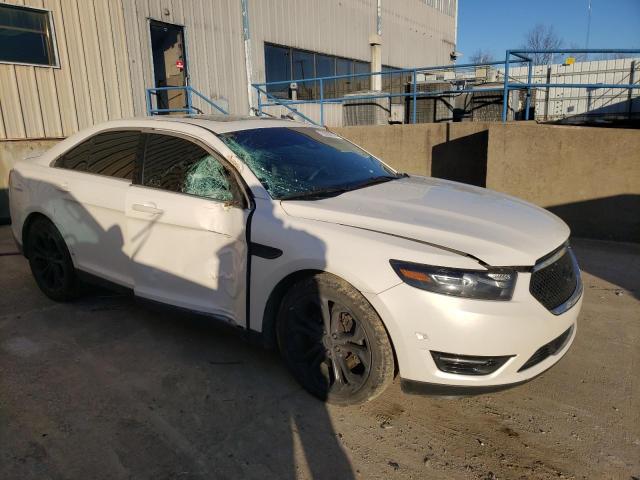 1FAHP2KT1DG135976 - 2013 FORD TAURUS SHO WHITE photo 4