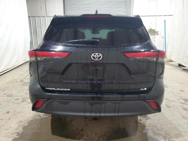 5TDGZRAH6NS121486 - 2022 TOYOTA HIGHLANDER XLE BLACK photo 6