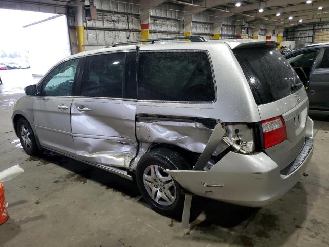 5FNRL38757B125296 - 2007 HONDA ODYSSEY EXL SILVER photo 2