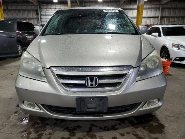 5FNRL38757B125296 - 2007 HONDA ODYSSEY EXL SILVER photo 5