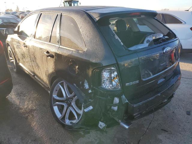 2FMDK3AK7DBA44414 - 2013 FORD EDGE SPORT BLACK photo 2