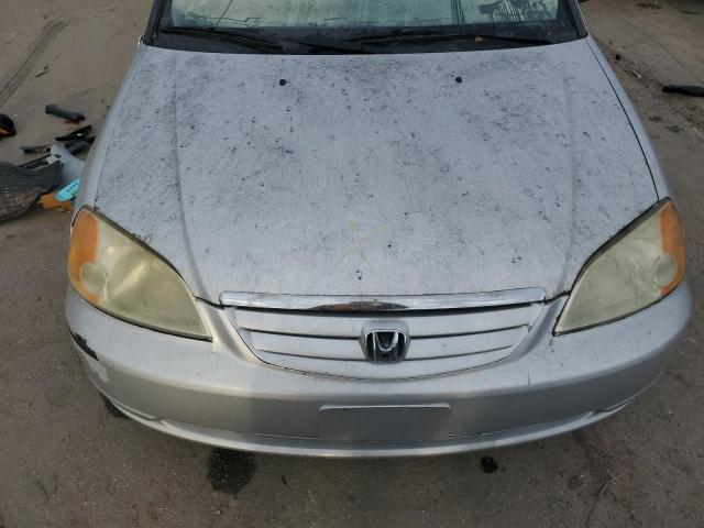 2HGES16571H609934 - 2001 HONDA CIVIC LX SILVER photo 11