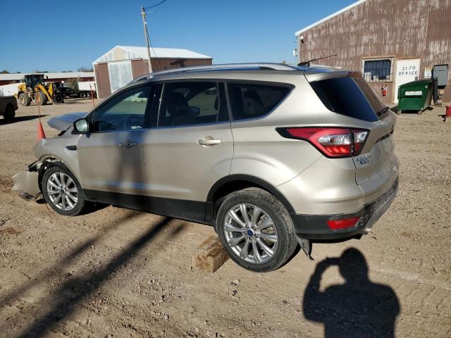 1FMCU9J92HUD28622 - 2017 FORD ESCAPE TITANIUM GOLD photo 2