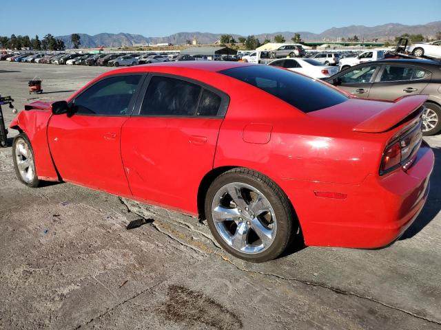 2C3CDXBG3EH359919 - 2014 DODGE CHARGER SE RED photo 2