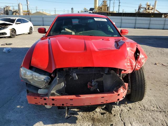 2C3CDXBG3EH359919 - 2014 DODGE CHARGER SE RED photo 5