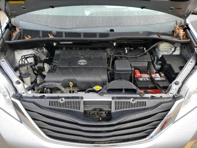 5TDKK3DC3ES412071 - 2014 TOYOTA SIENNA LE SILVER photo 12