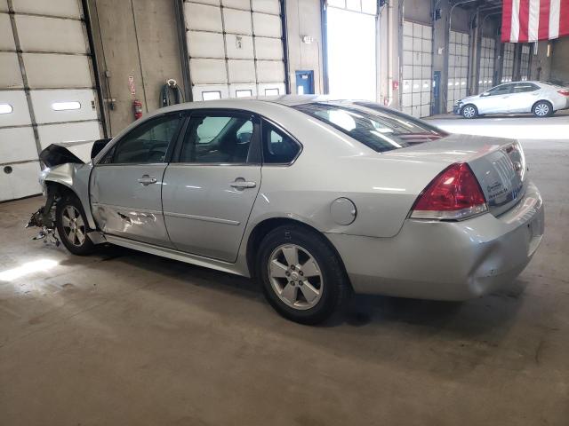 2G1WB5EK5A1181333 - 2010 CHEVROLET IMPALA LT SILVER photo 2