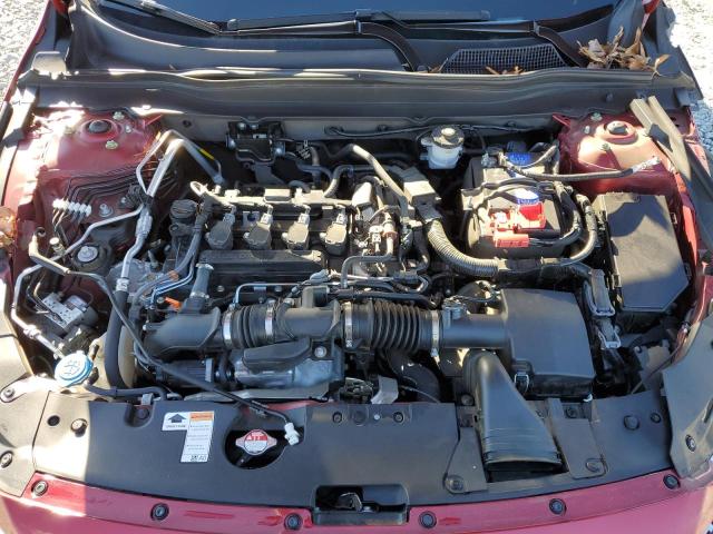 1HGCV1F14NA038001 - 2022 HONDA ACCORD LX BURGUNDY photo 11