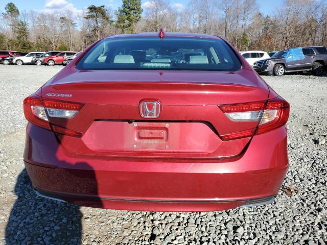 1HGCV1F14NA038001 - 2022 HONDA ACCORD LX BURGUNDY photo 6