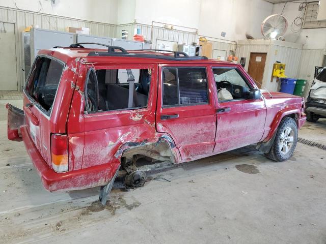 1J4FN48S5YL252596 - 2000 JEEP CHEROKEE S RED photo 3