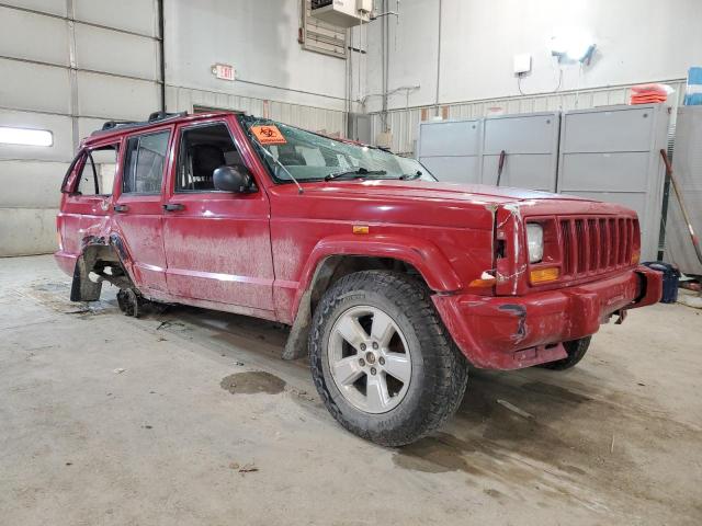 1J4FN48S5YL252596 - 2000 JEEP CHEROKEE S RED photo 4