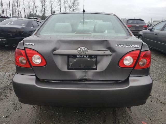 1NXBR30E68Z997520 - 2008 TOYOTA COROLLA CE GRAY photo 6